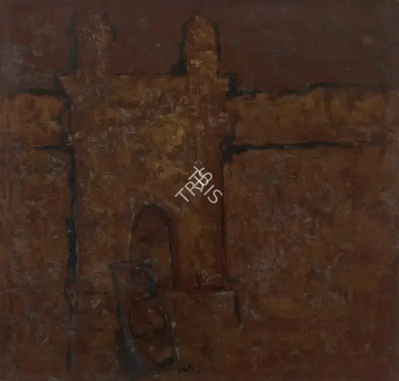 H.A. Gade (Artist), Untitled, 1954, Painting