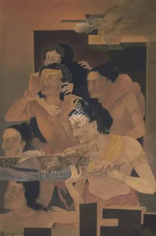 Bose, Nandalal (Artist). Untitled, 1943 | Painting, 2015 · Asta Guru