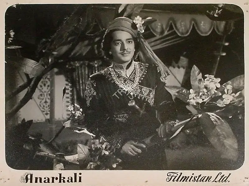 Nandlal Jashwantlal (Director), Anarkali, 1953, Lobby Card
