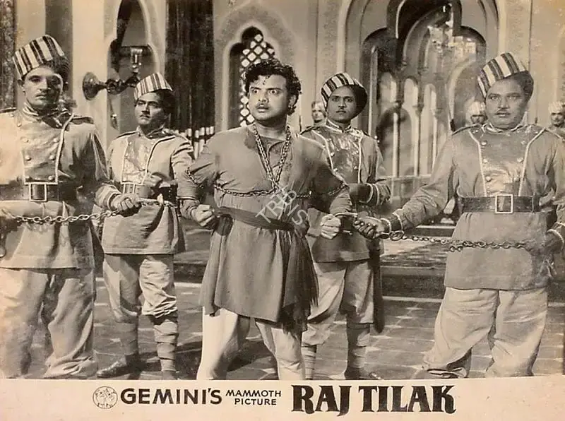 P. Ellappa (Cinematographer), Raj Tilak, 1958, Lobby Card