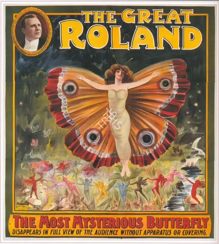 Roland (Magician), The Great Roland, Magic Publicity Art & Memorabilia