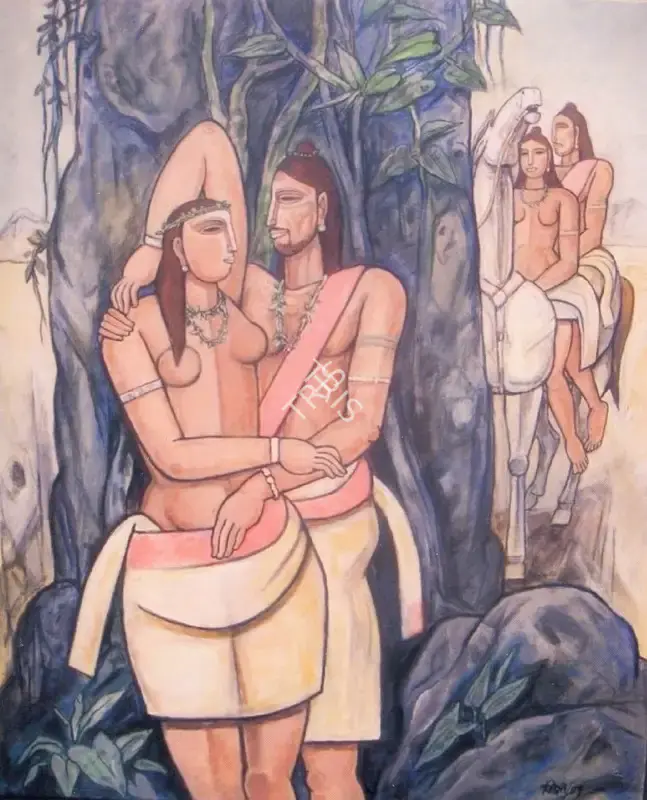 Bijon Choudhury (Artist), Untitled, 2007, Painting