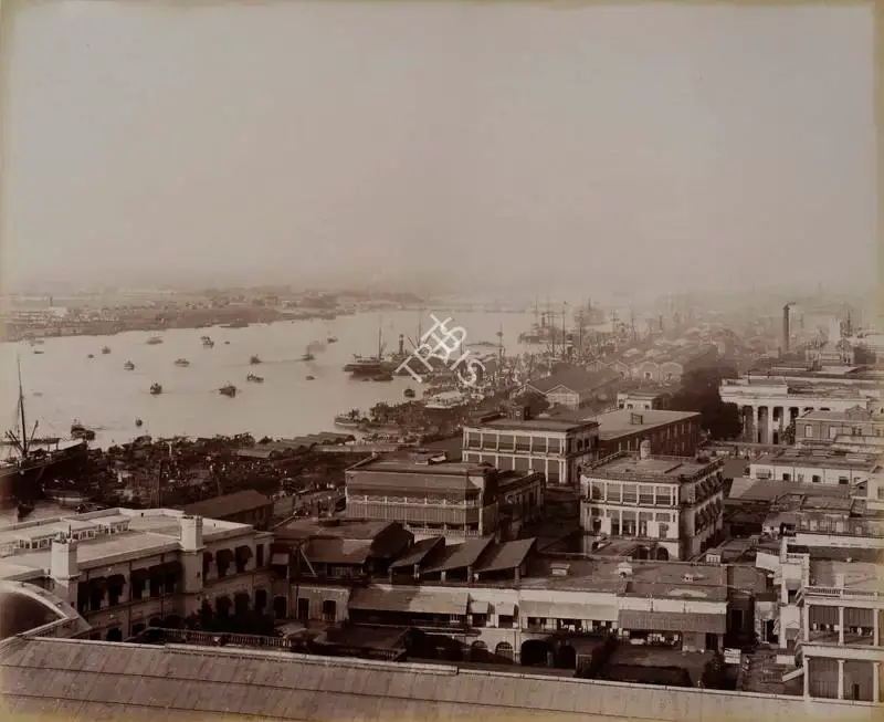 Unknown (Photographer), The River. From the High Court, Calcutta, 1901, Antiquarian Photograph