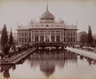 Samuel Bourne (Photographer), The Hoseinabad Emambura. Lucknow, 1865, Antiquarian Photograph