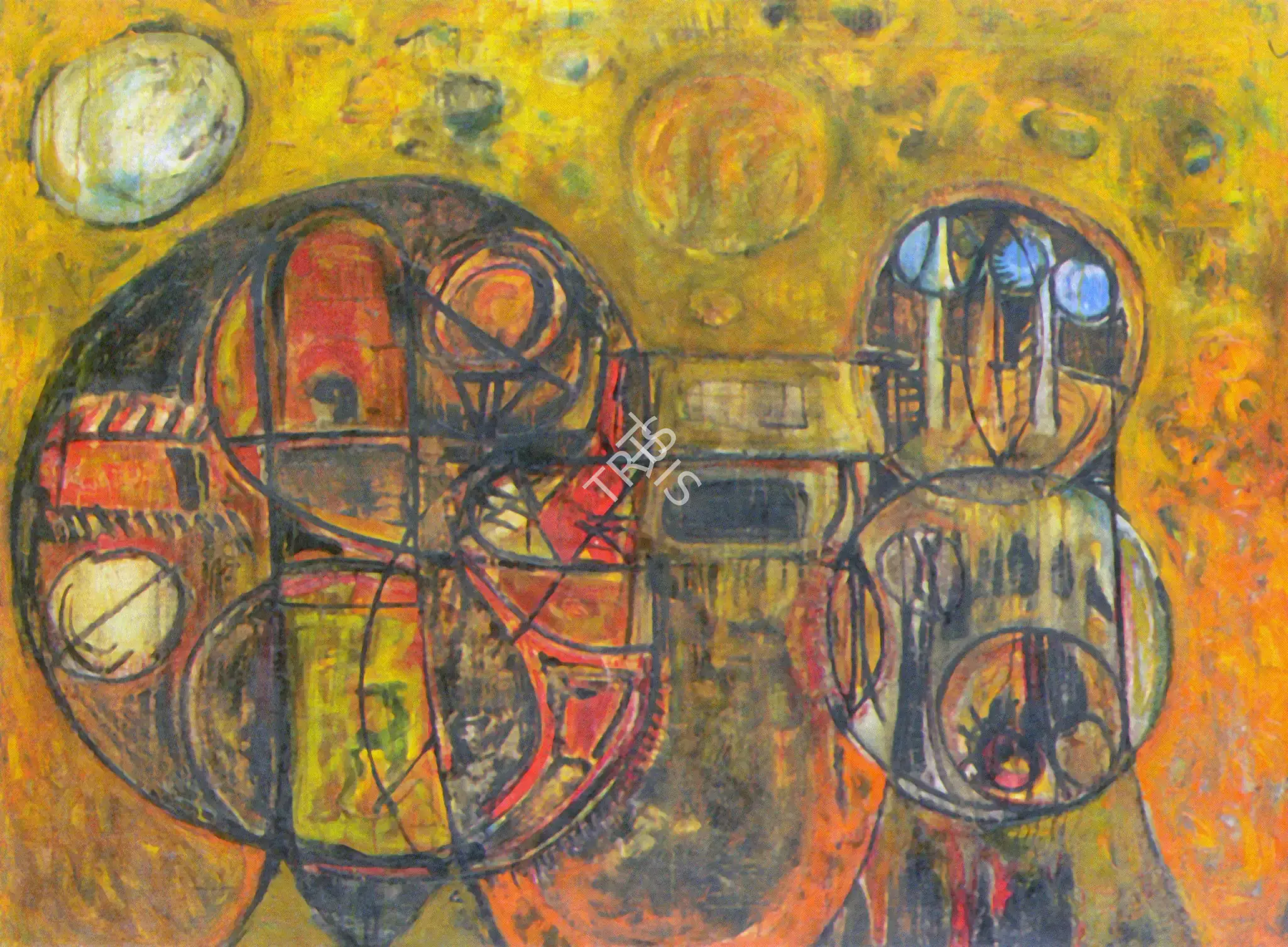 Avinash Chandra (Artist), Composition I, 1961, Painting