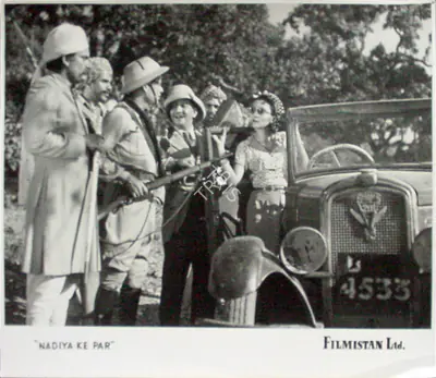 Kishore Sahu (Producer), Nadiya Ke Par, 1948, Lobby Card