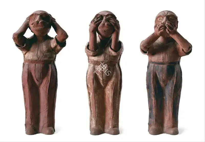 Pushpamala (Artist), Hollow Men, 1987, Sculpture