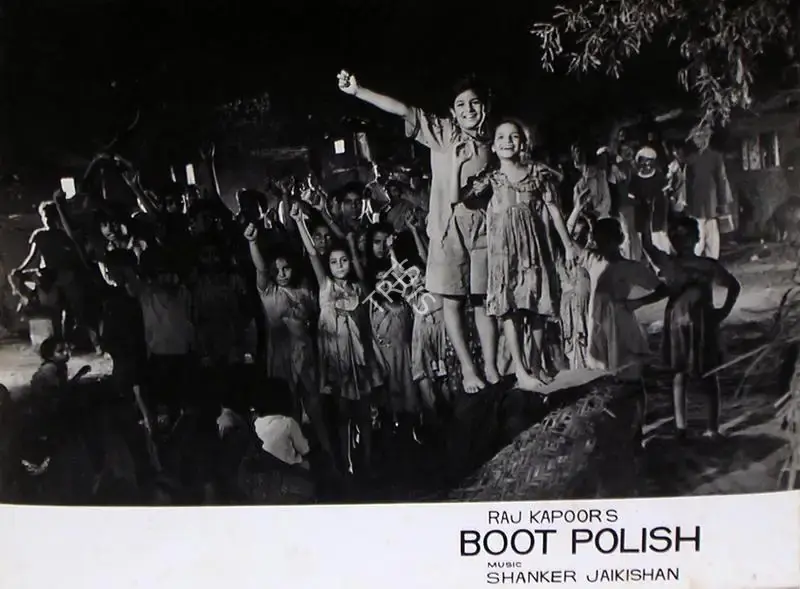 Taru Dutt (Cinematographer), Boot Polish, 1954, Lobby Card