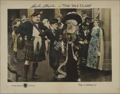 Charlie Chaplin (Producer), The Idle Class, 1921, Lobby card