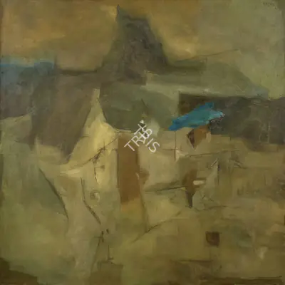 Ramkumar (Artist). Untitled, 1967 | Painting, AG.Onl/24.04.25, 2025 · Asta Guru