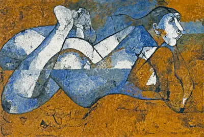 Jamil Naqsh (Artist), Untitled, Painting