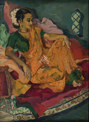 Sabavala, Jehangir (Artist). The White Veni, 1951 | Painting, Ch.NeY/14.09.16, 2016 · Christie's