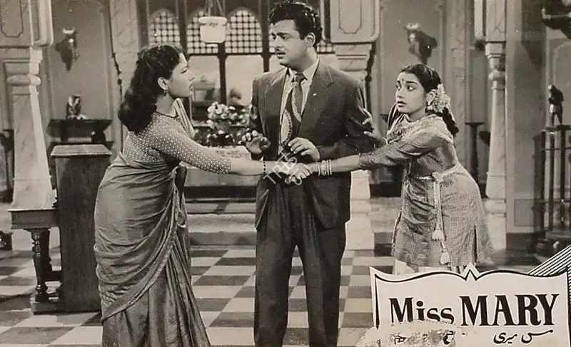 T. Muthuswamy (Cinematographer), Miss Mary, 1957, Lobby Card