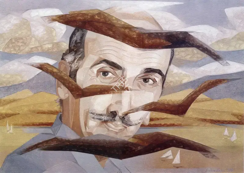Sabavala, Jehangir (Artist). Mirror Image. Oil on Canvas, 1997 | The Crucible of Painting | Painting | FineArts | 00182432