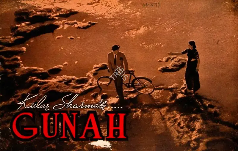 Kidar Sharma (Director), Gunah, 1953, Song-Synopsis Booklet
