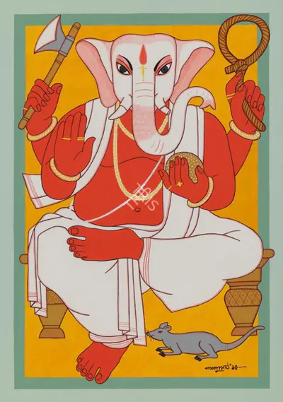 Lalu Prasad&nbsp;Shaw (Artist), Untitled, 2015, Painting