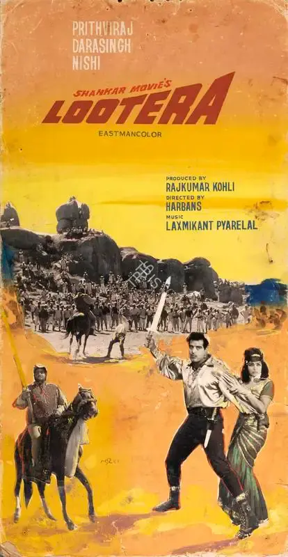 Raj Kumar Kohli (Producer), Lootera, 1965, Showcard