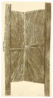 Zarina Hashmi (Artist), Structure II, 1968, Print