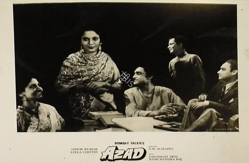 Himanshu Rai (Producer), Azad, 1940, Lobby Card