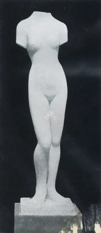 Chintamoni Kar (Artist), Torso, 1944, Sculpture