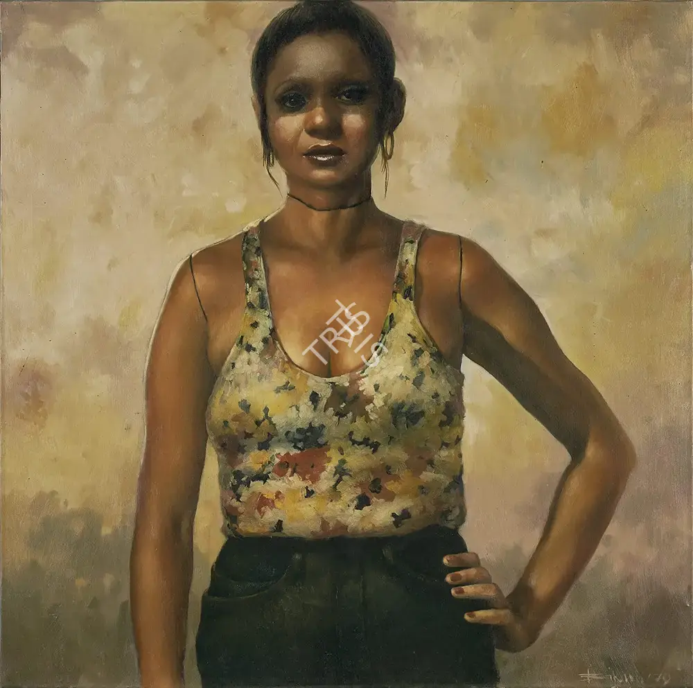 Bikash Bhattacharjee (Artist), On New Look, 1979, Painting