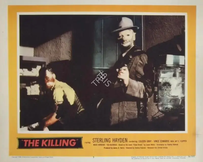 Stanley Kubrick (Director), The Killing, 1956, Lobby Card