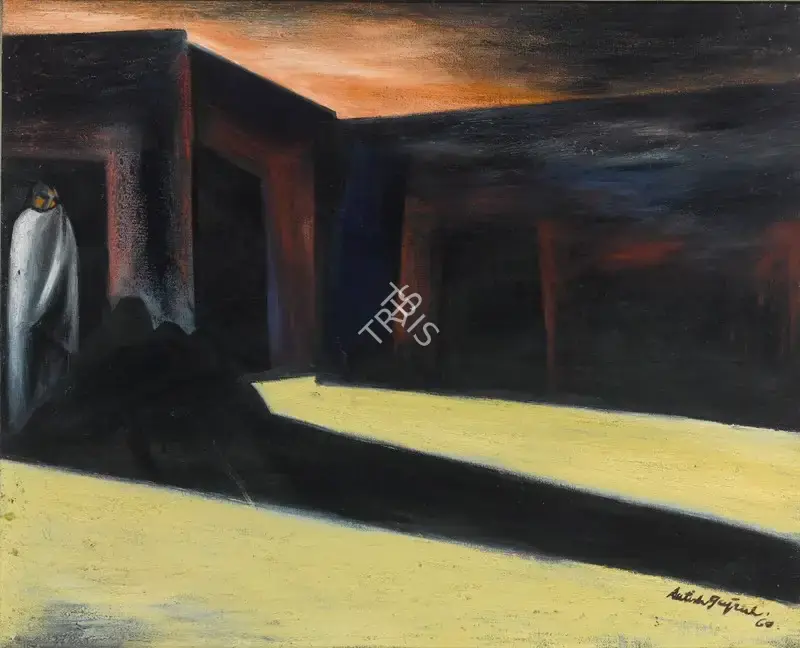 Satish Gujral (Artist), Untitled (Man), 1960, Painting
