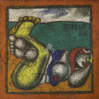 Gujral, Satish (Artist). Untitled, 1986 | Painting, AG.Mum/24.11.25, 2025 · Asta Guru