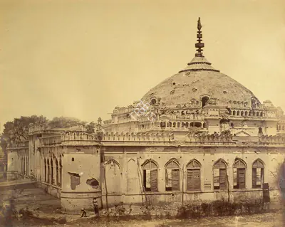 Felice Beato (Photographer), The Shah Nujeef, Lucknow, 1858, Antiquarian Photograph