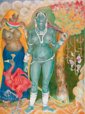Ramachandran, A. (Artist). Yayati-I, 1982 | Painting, So.Lon/10.06.19, 2019 · Sotheby's