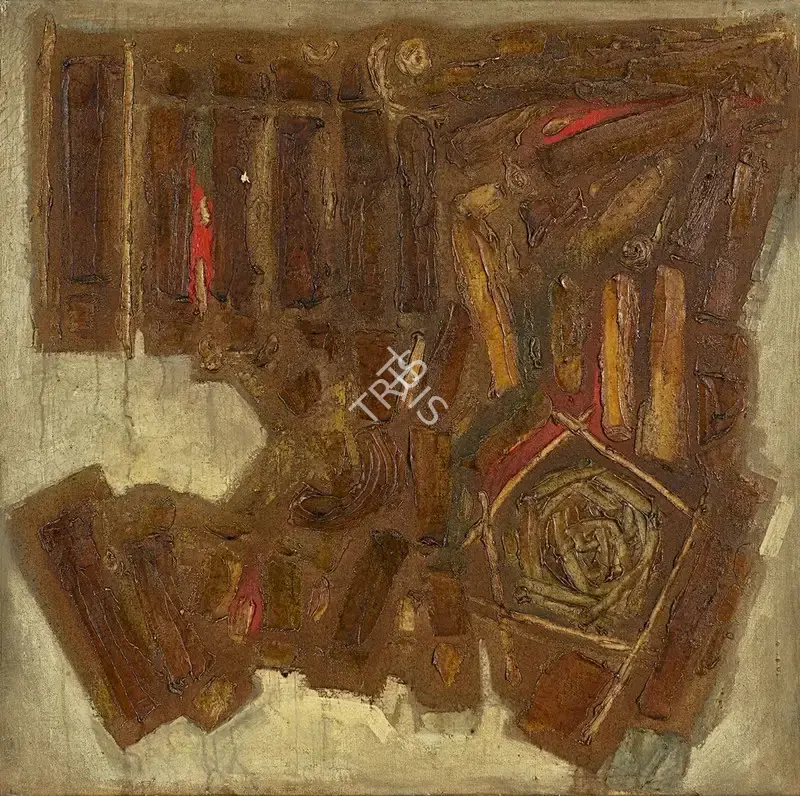 Biren De (Artist), Untitled, 1950, Painting
