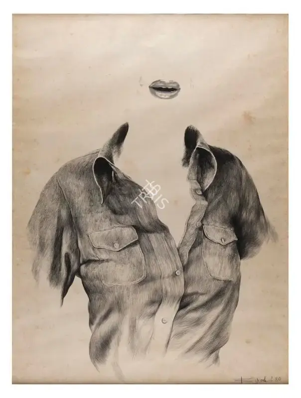Bikash Bhattacharjee (Artist), Impression - 80 No VIII, 1980, Painting