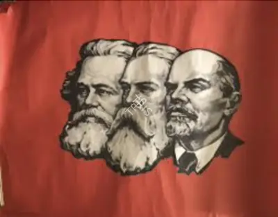 Unknown (Artist). Marx, Engels, Lenin. Print, n.d. | Graphic Art | FineArts | 00665629