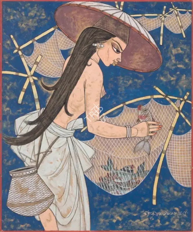 A.A. Almelkar (Artist), Untitled, 1962, Painting