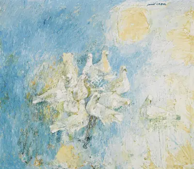 Jamil Naqsh (Artist), Untitled, Painting