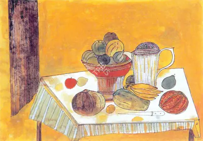 Badri Narayan (Artist), The Table At My Sickbed, 2002, Painting