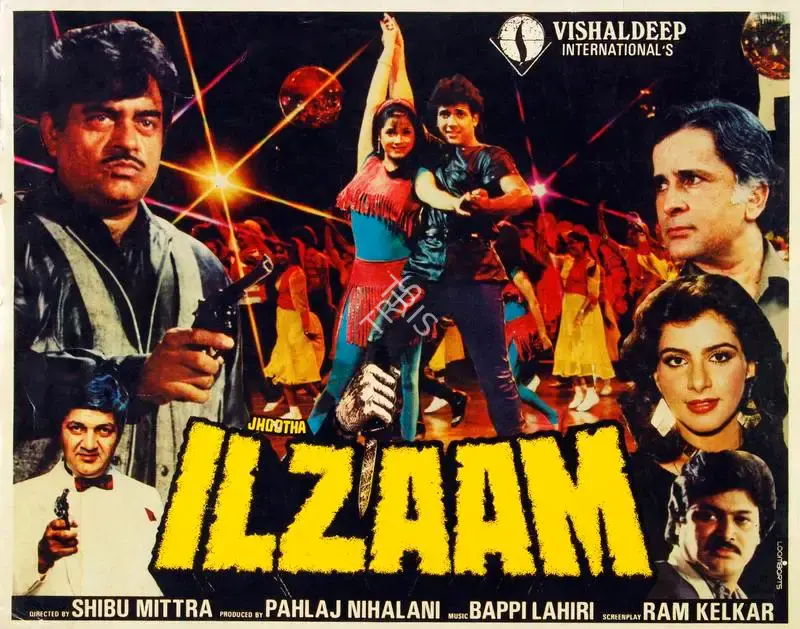 Pahlaj Nihalani (Producer), Jhootha Ilzaam, 1986, Song-Synopsis Booklet