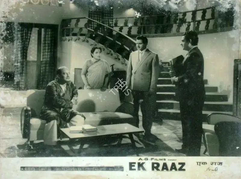 A.A. Nadiadwala (Producer), Ek Raaz, 1963, Lobby Card