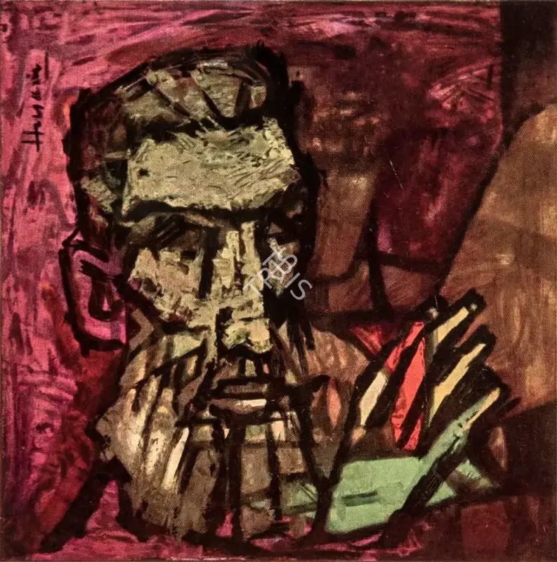 M.F. Husain (Artist), I Came Across, 1961, Painting