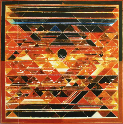 Raza, S.H. (Artist). Bhoomi, n.d. | Painting, Sa.Onl/08.12.05
