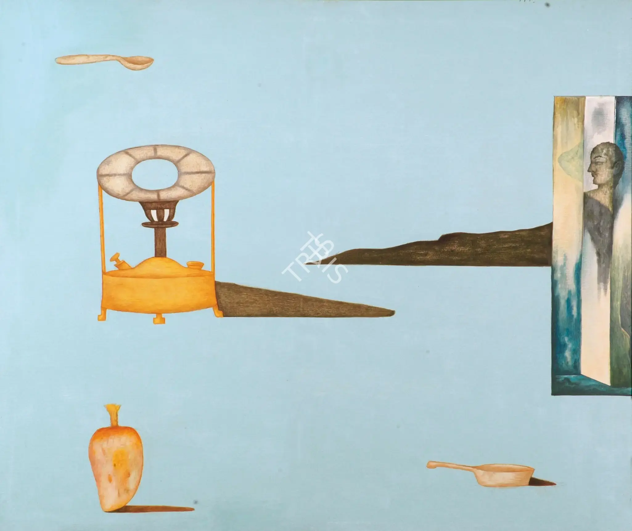 Barwe, Prabhakar (Artist). Ivory Heart, 1990 | Painting, Os.Del/20.07.06, 2006 · Osian's