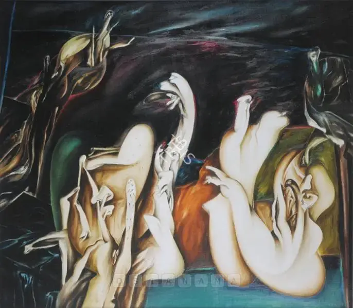 Manu Parekh (Artist), Portrait Of Landscape One, 1978, Painting