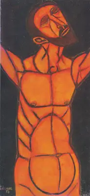 Akbar Padamsee (Artist), Christ, 1953, Painting