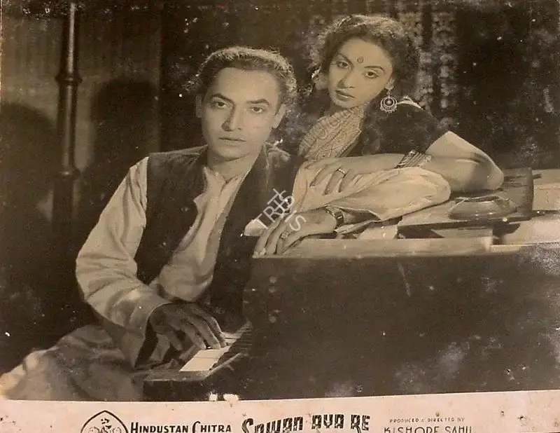 Kishore Sahu (Producer), Sawan Aya Re, 1949, Lobby Card