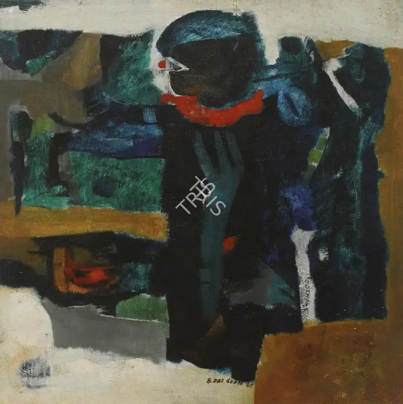 Bimal Dasgupta (Artist), Untitled, 1967, Painting