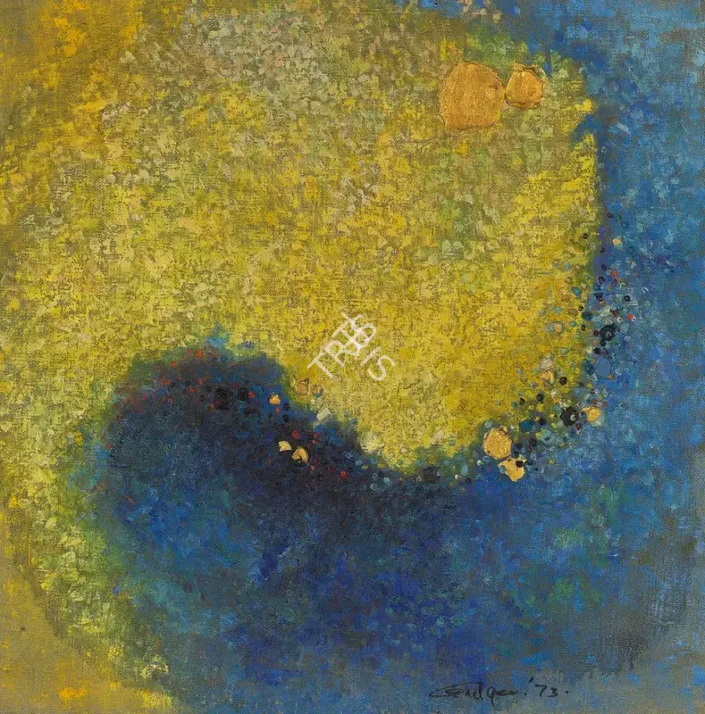 Ismail Gulgee (Artist), Dunya Gali (Alamin Cottage), 1973, Painting