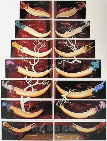 Reena Saini (Artist), Xylophone-I, 2006, Painting