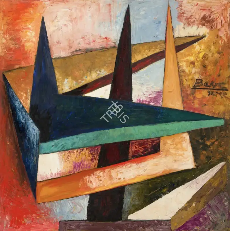 Bakre, S.K. (Artist). Untitled, 1959 | Painting, Sa.Del/16.09.23, 2023 · Saffronart