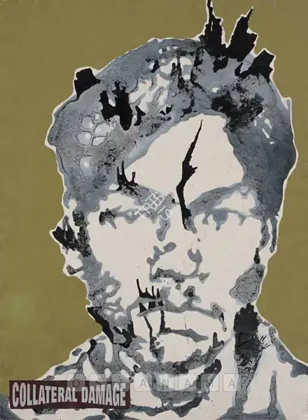 Jitish Kallat (Artist), Collateral Damage, 2003, Painting