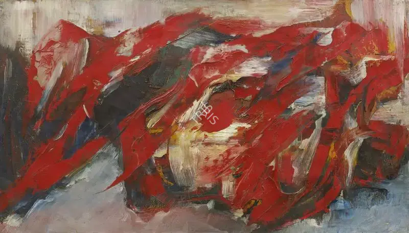 Krishen Khanna (Artist), Composition, 1965, Painting